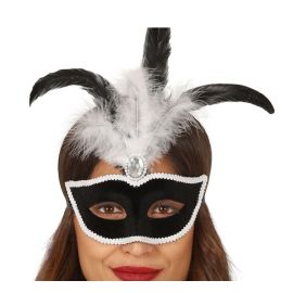 Antifaz terciopelo negro