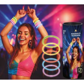 Pack 50 pulseras neon