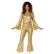 Disfraz gold disco chica