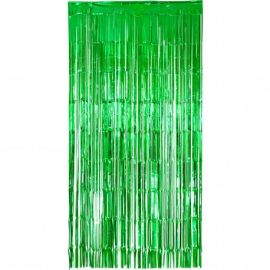 Cortina verde brillante