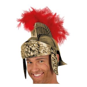 Casco romano oro 