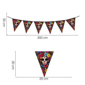 Banderin catrinas 3m