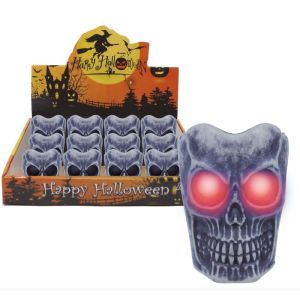 Calavera con vela led