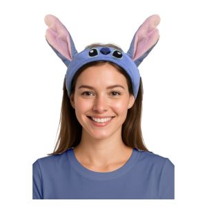 Diadema azul con orejas