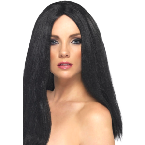 Peluca morena sin flequillo