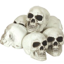 Pack 6 calaveras 8cm