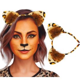 Diadema leopardo pelo