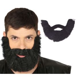 Barba tupida negra