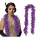 Boa plumas lila 80gr