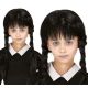 Peluca trenzas negras inf