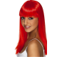Peluca glamour roja