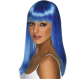 Peluca glamour azul