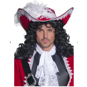 Sombrero pirata mosquetero luxe