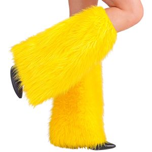 Calentadores amarillos pelo