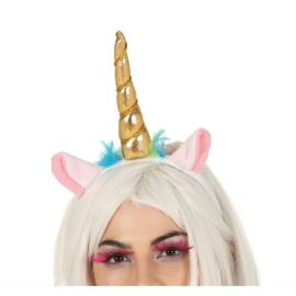 Diadema unicornio oro
