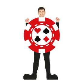 Disfraz ficha poker