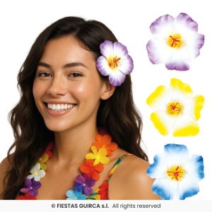 Pack 3 flores hawaianas