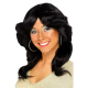 Peluca 70 flick negra