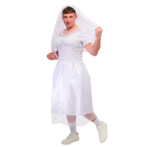 Disfraz novia rubies hombre