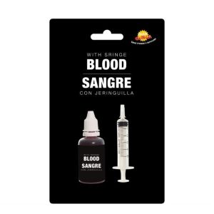 Sangre con jeringuilla 20ml