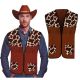 Chaleco cowboy adulto gu