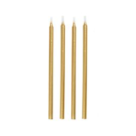 Velas 13cm oro 12 und