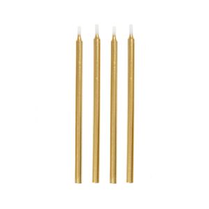 Velas 13cm oro 12 und