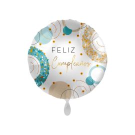 Globo feliz cumple golden