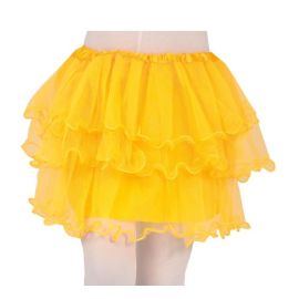 Tutu volantes amarillo