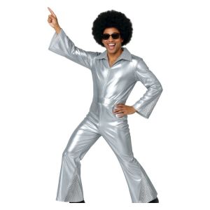 Disfraz disco boy plata