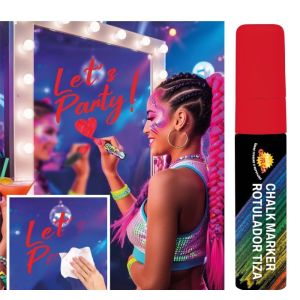 Rotulador cristales rojo