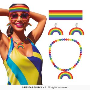 Set joyas arcoiris