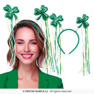Diadema treboles cintas