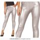 Leggings plateados