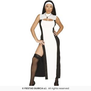 Disfraz monja escote