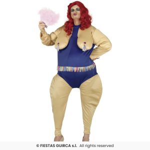 Disfraz drag queen pechos