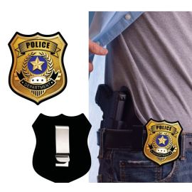 Placa policia pinza