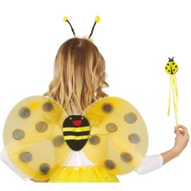 Set abeja infantil alas