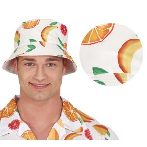 Gorro hawaiano flores