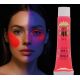 Maquillaje neon rojo