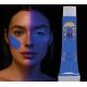Maquillaje neon azul