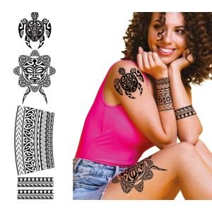 Tatuaje maories tortuga