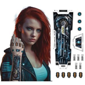 Tatuaje futurista brazo