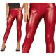 Leggins metal rojo